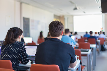 Image showing Lecture at university.