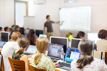 Image showing Informatics workshop at university.