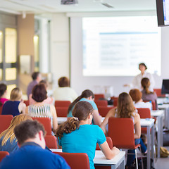 Image showing Lecture at university.