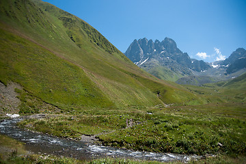 Image showing Hiking in Georgia Mountain