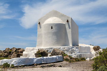 Image showing Church on Santorini