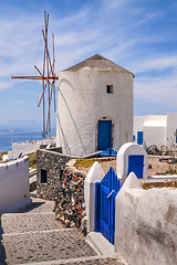 Image showing Windmill Santorini