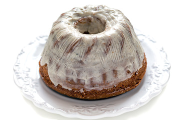 Image showing Cake with vanilla cream.