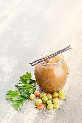 Image showing gooseberry jam