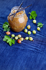 Image showing gooseberry jam