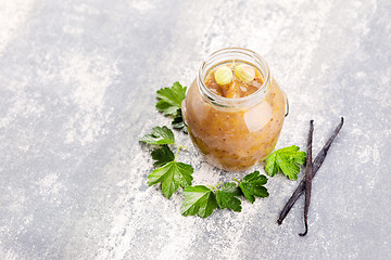 Image showing gooseberry jam