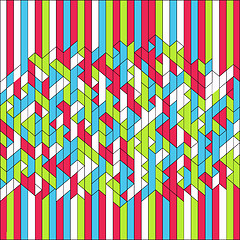 Image showing Abstract Geometric Background. Mosaic. Vector Illustration. 