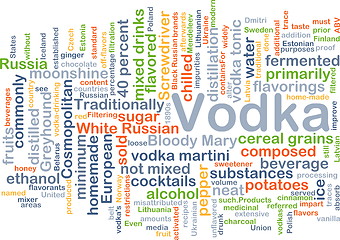 Image showing Vodka background concept