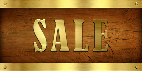 Image showing Vintage Door Plate, Sale