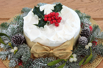 Image showing Christmas Cake