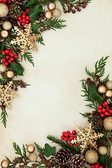 Image showing Christmas Decorative Border 