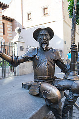 Image showing Don Quixote in Alcala de Henares