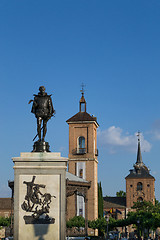 Image showing Cervantes Square in Alcala