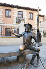 Image showing Don Quiote statue