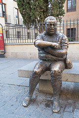 Image showing Sancho Panza statue