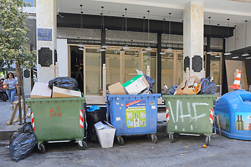 Image showing Garbage Athens