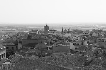 Image showing Toledo in Black and white