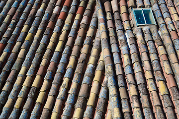 Image showing Roof tiles and window