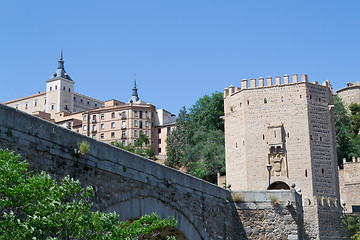 Image showing Roman bridge in Toledo