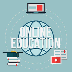 Image showing Online education concept. 