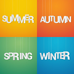 Image showing Four seasons.