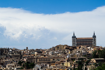 Image showing Alcazar of Toledo from the top