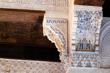 Image showing Decoration at Alhambra