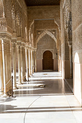 Image showing Afternoon sun in Alhambra