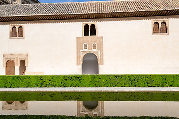 Image showing Reflected entrance