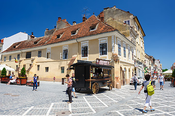 Image showing Usual day at Council Square, Brasov