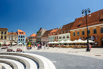 Image showing Usual day at Council Square, Brasov