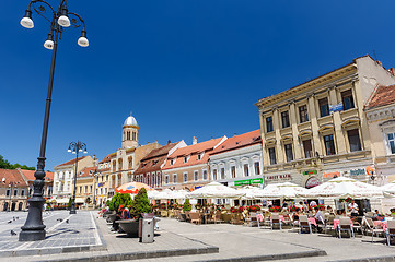 Image showing Usual day at Council Square, Brasov