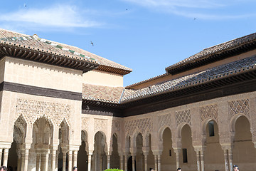 Image showing Lion courtyard in Alhambra