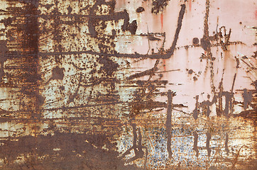 Image showing Abstract Rusty Metal Surface Background