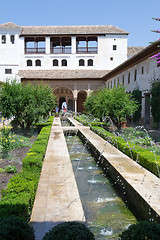 Image showing Fountain at the Generalife