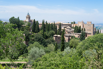 Image showing Nazari palaces view