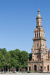 Image showing Minaret at Spain Square