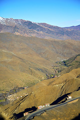 Image showing in ground africa morocco snow mountain