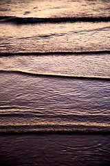 Image showing in thailand water south   tao bay abstract of a    nge line