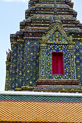 Image showing  thailand  bangkok in   temple abstract  