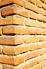 Image showing abstract step    in  italy old wall  the background