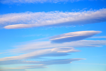 Image showing  the blue  white soft clouds and  background