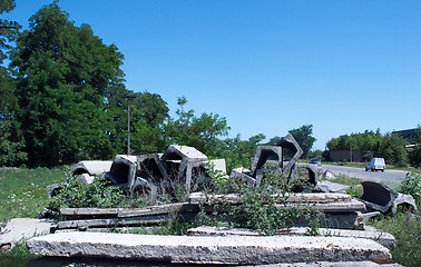 Image showing concrete slabs