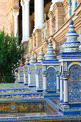 Image showing Ceramics work at Spain square