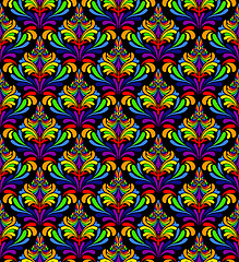 Image showing seamless damask pattern