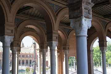 Image showing Arches at Spain square