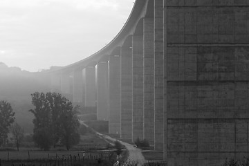 Image showing Large highway viaduct ( Hungary)