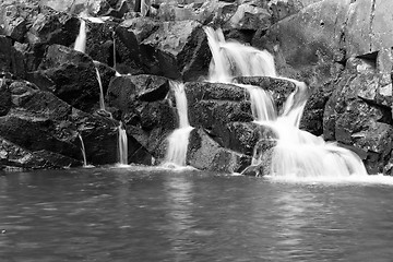 Image showing Beautiful waterfall