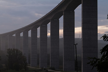 Image showing Large highway viaduct ( Hungary)