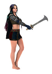 Image showing Warrior Woman